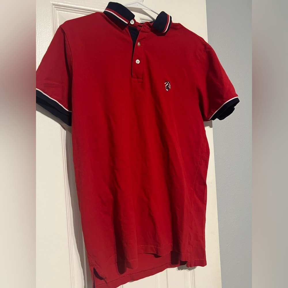 U.S. Polo Assn. Red Polo Shirt